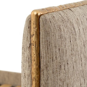Pat dublu tapitat design LUX Ashford 180x210cm, Beckett beige - Img 8