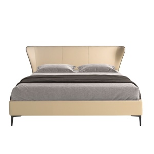 Pat dublu tapitat design LUX Cream 180x200cm - Img 8