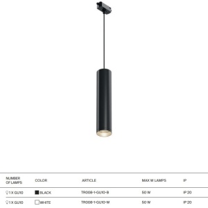 Pendul, accesoriu pentru sinele monofazate Unity, Focus Mini negru - Img 2