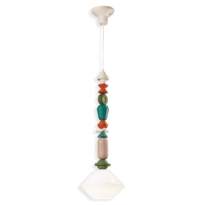Pendul ceramic design italian realizat manual LARIAT H-87cm
