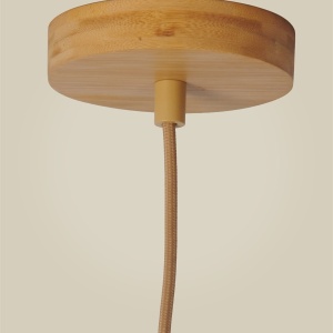 Pendul cu Spot din bambus natur Java - Img 2