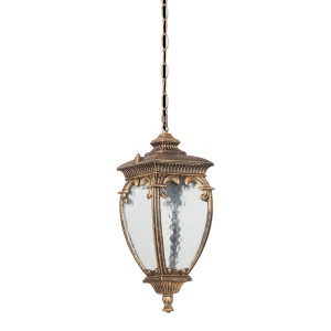 Pendul de exterior protectie IP44, Fleur negru cu auriu 100744 universul-luminii.ro