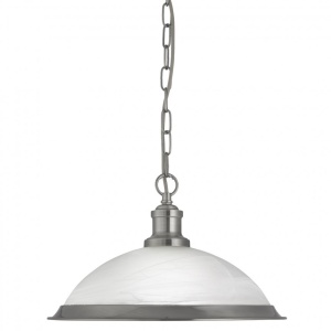 Pendul design clasic Bistro argintiu satin 1591SS SRT