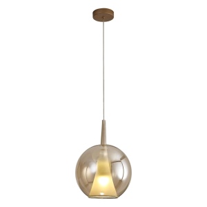 Pendul design decorativ Elsa Bola 1L bronz - Img 2
