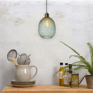 Pendul design decorativ Venice oval, green 224414 universul-luminii.ro