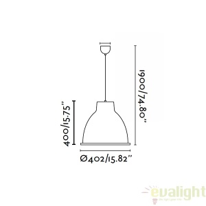 Pendul design minimalist CHARLOTTE 68563 48554 universul-luminii.ro