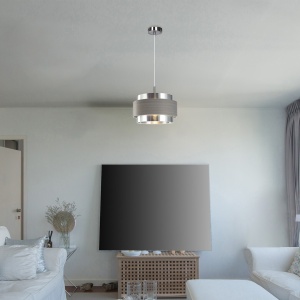 Pendul design modern BASIL crom satin 5383 RX - Img 3
