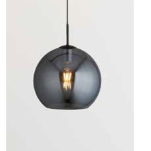 Pendul design modern cu abajur fumuriu AMSTERDAM 207214 universul-luminii.ro