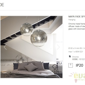 Pendul design modern MAPA FADE SP1 D50 161327 - Img 3