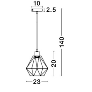 Pendul design modern minimalist Isabella NVL-8801802 - Img 3