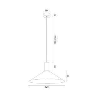 Pendul design modern MINORI sage 108044 universul-luminii.ro
