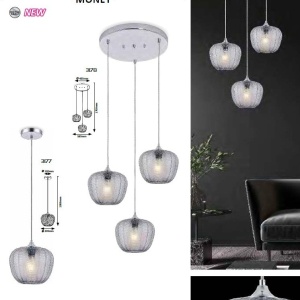 Pendul design modern Monet 23,5cm - Img 3