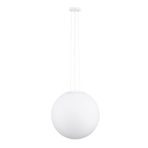 Pendul design modern Nevoso alb 50cm