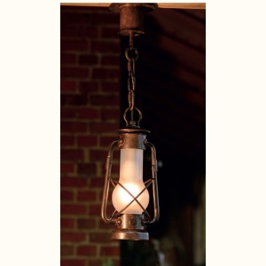 Pendul design rustic iluminat exterior din fier forjat, HL 2587-A
