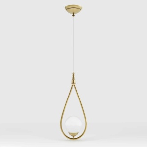 Pendul din alama in forma de lacrima Iside - Img 2