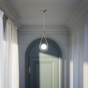 Pendul din alama in forma de lacrima Iside - Img 12