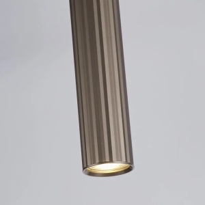 Pendul din aluminiu canelat Anna bronz - Img 3