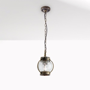 Pendul exterior stil rustic IP23 Taverna AL 11-1166 schwarz-gold OR - Img 6