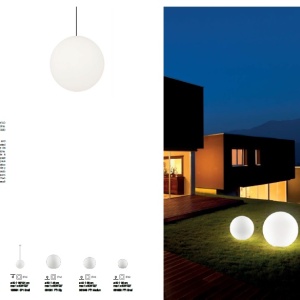 Pendul iluminat exterior cu protectie IP44, diametru 50cm SOLE SP1 BIG 136011 58194 universul-luminii.ro