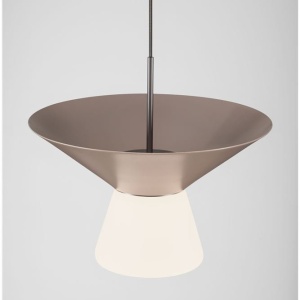 Pendul LED decorativ BARIS Nut Brown 22cm - Img 6