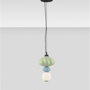 Pendul LED decorativ ceramic Verde, Albastru, Alb, ONETA 244864 universul-luminii.ro