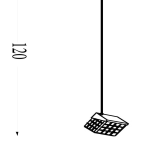 Pendul LED decorativ Cuboid 624784 universul-luminii.ro