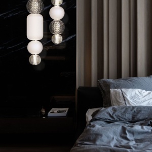 Pendul LED design clasic Collar crom MYP069PL-L17CH3K 90444 universul-luminii.ro