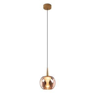 Pendul LED design decorativ ANDROMEDA auriu
