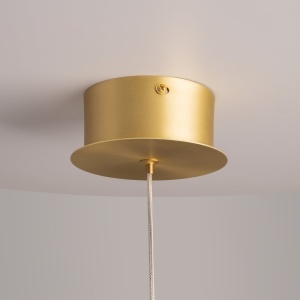 Pendul LED design decorativ Splash auriu/gri 225794 universul-luminii.ro