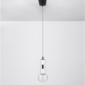 Pendul LED design minimalist CHRONOS alb - Img 7