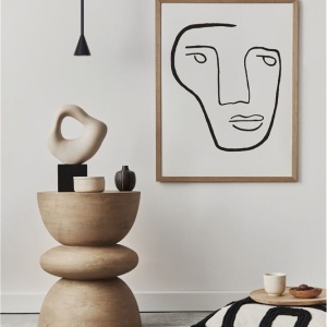 Pendul LED design minimalist NET negru - Img 2