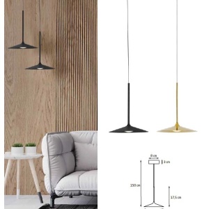 Pendul LED design modern HANA auriu - Img 4