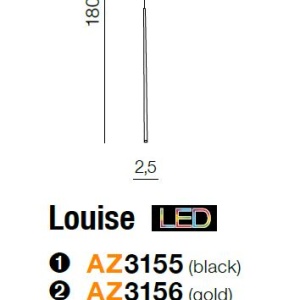 Pendul LED design modern minimalist Louise white ZZ AZ3157 80004 universul-luminii.ro