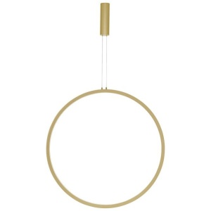 Pendul LED dimabil design modern Change auriu 80,7cm - Img 1