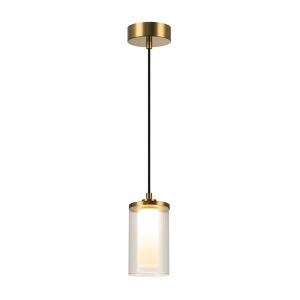 Pendul LED dimabil design modern decorativ Luxury auriu