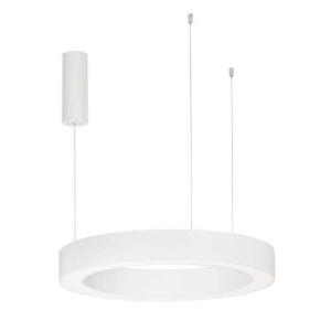 Pendul LED dimabil design modern MORBIDO alb - Img 1