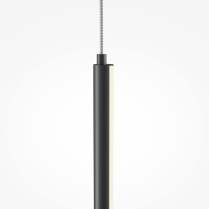 Pendul LED liniar stil minimalist Halo negru 144934 universul-luminii.ro