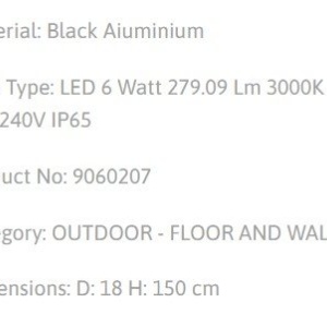 Pendul LED pentru exterior design modern IP65 Carina negru 219184 universul-luminii.ro