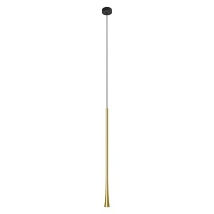 Pendul LED stil minimalist modern Slim negru/alama