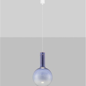 Pendul LED stil modern NOSTOS albastru 233334 universul-luminii.ro