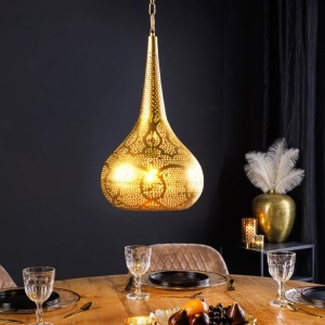 Pendul lucrat manual design artistic oriental ORIENT LIVING 50cm 179784 universul-luminii.ro