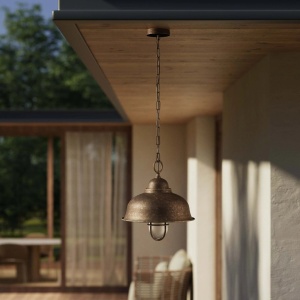 Pendul, Lustra exterior design industrial Chronos 30cm