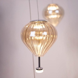 Pendul, Lustra LED design deosebit Palloncini 1 Amber - Img 3