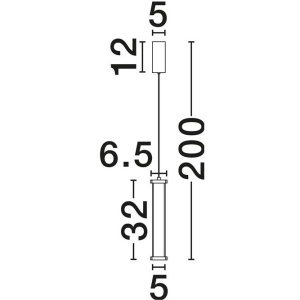 Pendul, Lustra suspendata LED 3000K PHEME nickel satinat - Img 2
