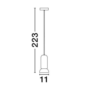 Pendul minimalist ceramica verde PARLO 625024 universul-luminii.ro
