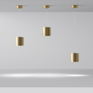 Pendul minimalist design tehnic Polar auriu 146944 universul-luminii.ro