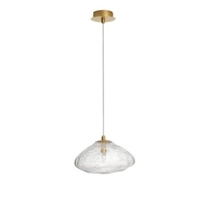 Pendul modern design decorativ KING auriu D-26cm