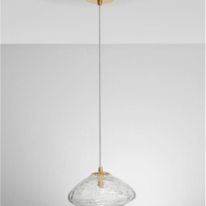 Pendul modern design decorativ KING auriu D-26cm 205154 universul-luminii.ro