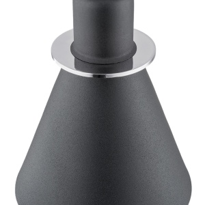 Pendul modern design retro Beverly negru/crom - Img 4