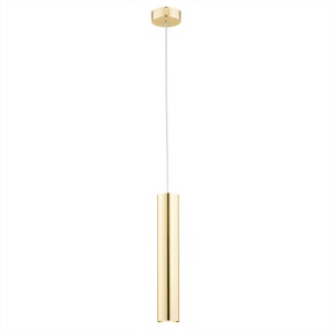 Pendul modern design tubular GOMERA auriu